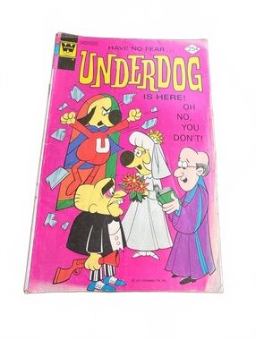 Underdog #5 Whitman Variant 1976 25 Cent Wedding Cover Bronze Age Comic